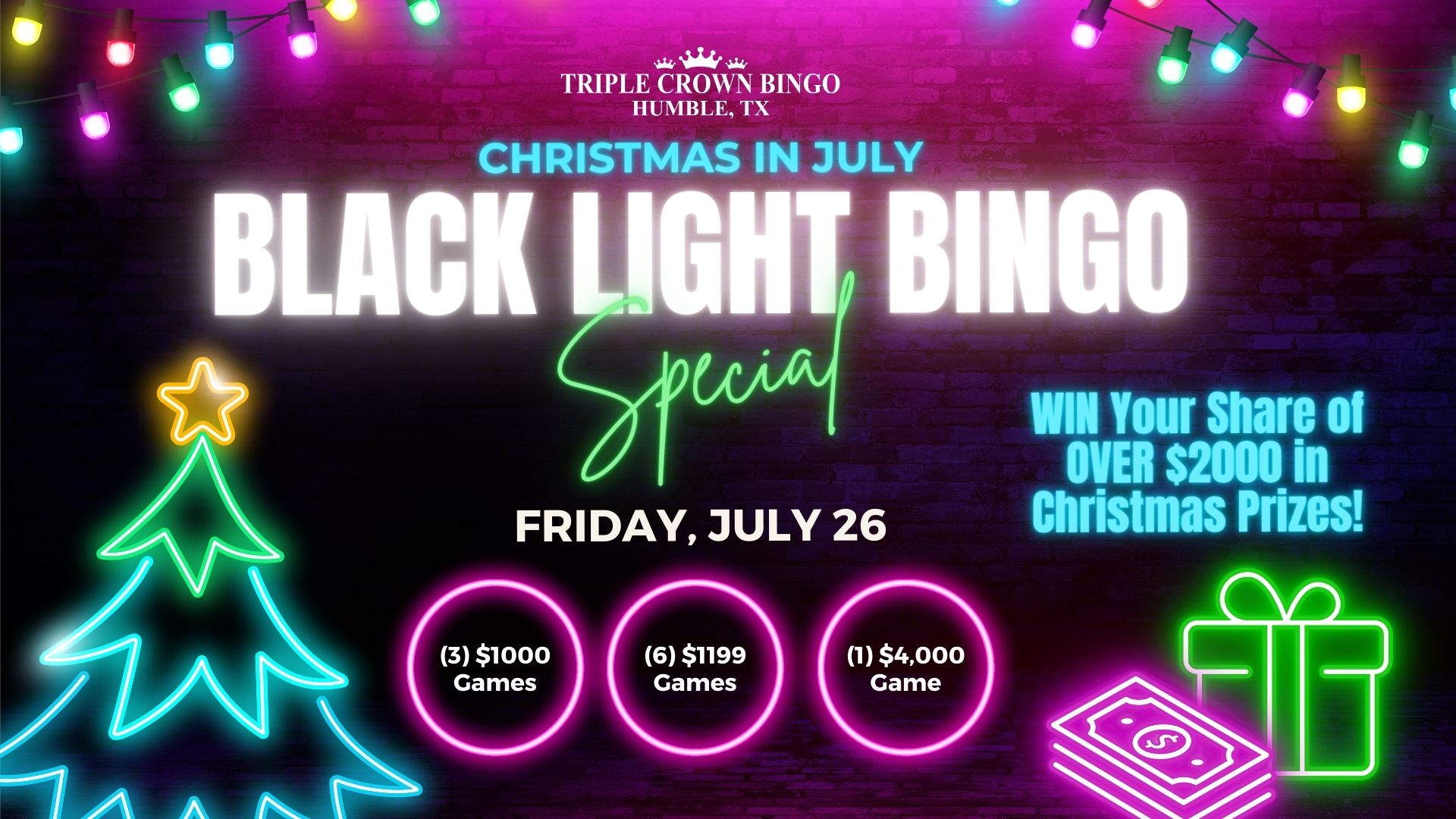 Christmas in July Bingo