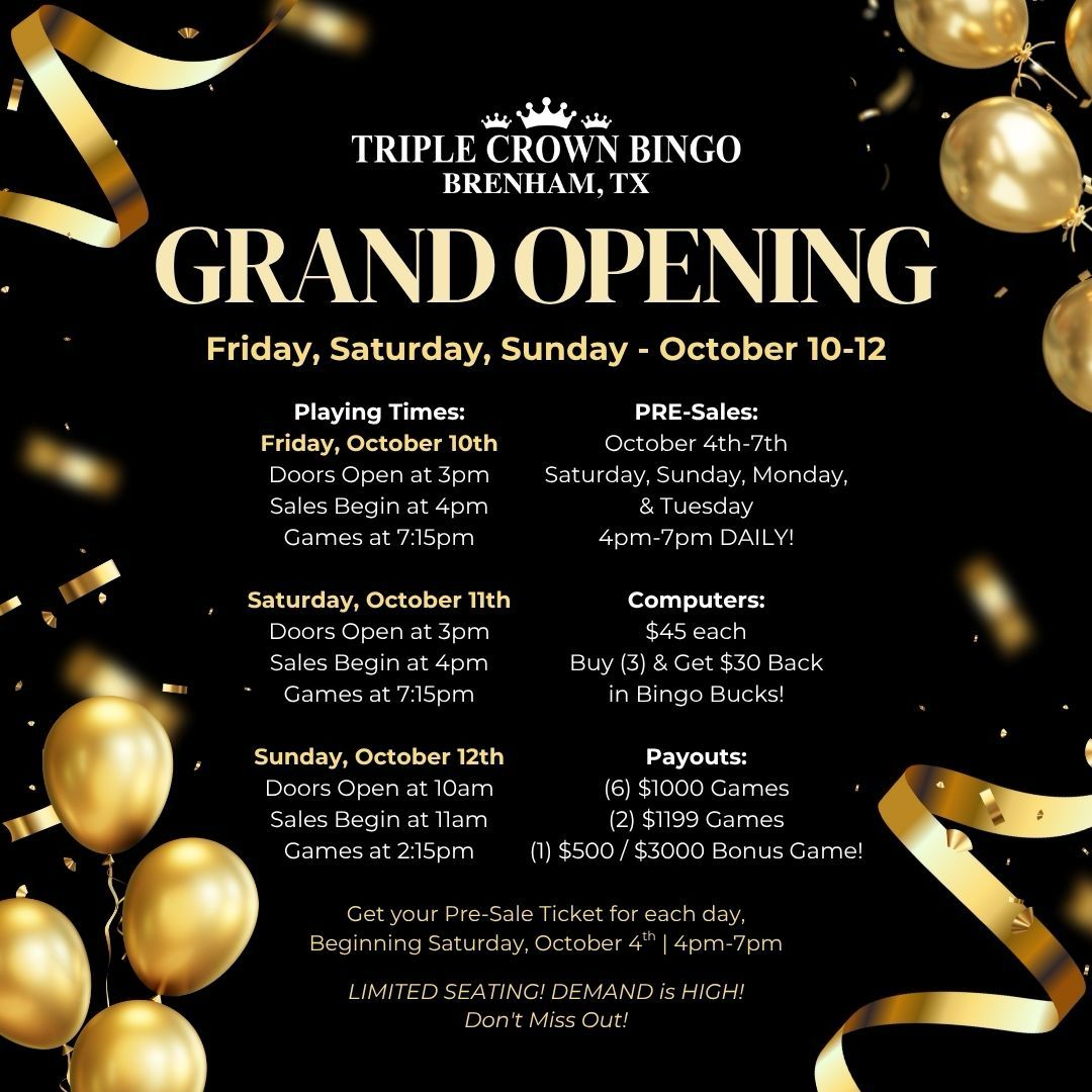 TCB Brenham Grand Opening