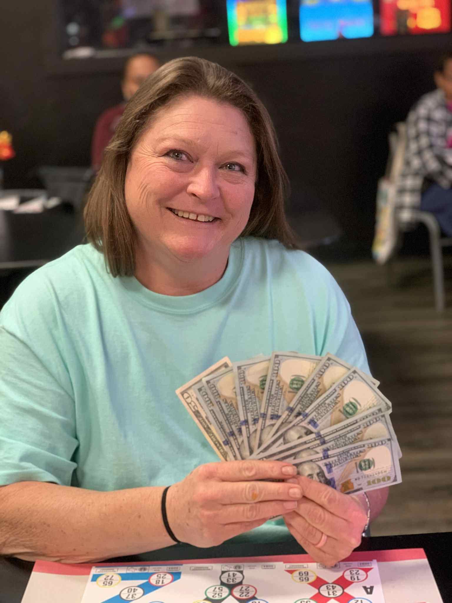 Midnight bingo winners in Humble