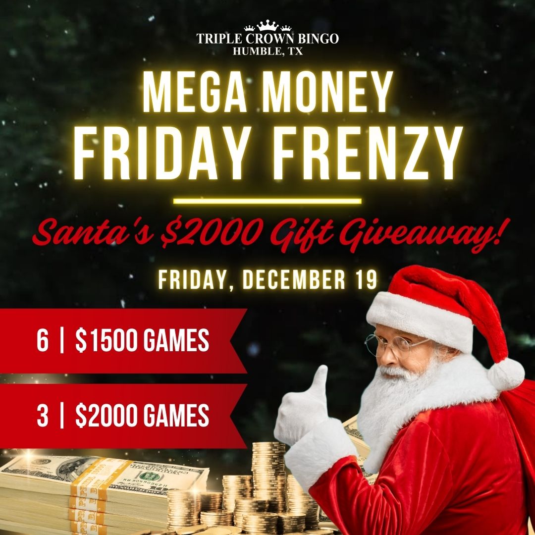 MEGA MONEY FRIDAY FRENZY!