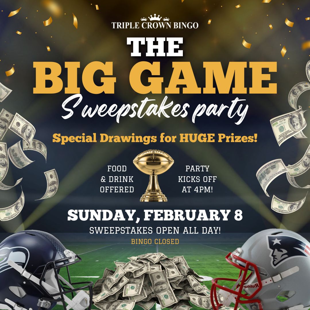 The Big Game Sweepstakes party