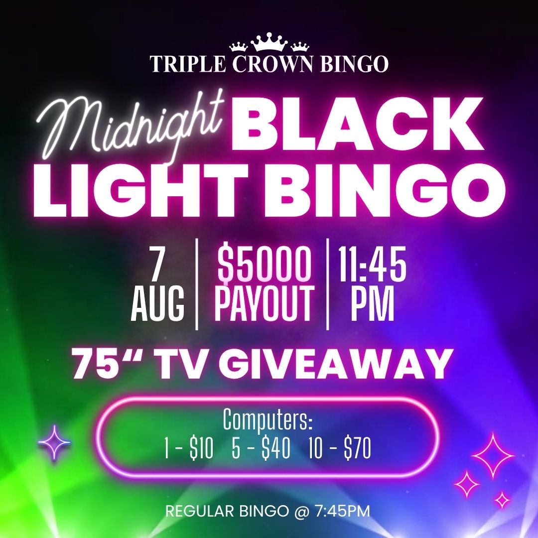 PLAY IT TWICE! MIDNIGHT BINGO