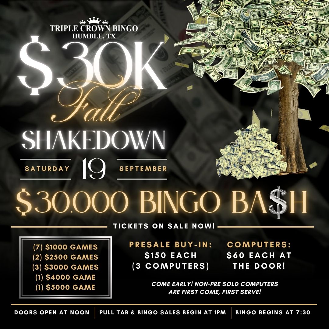 $30K FALL SHAKEDOWN